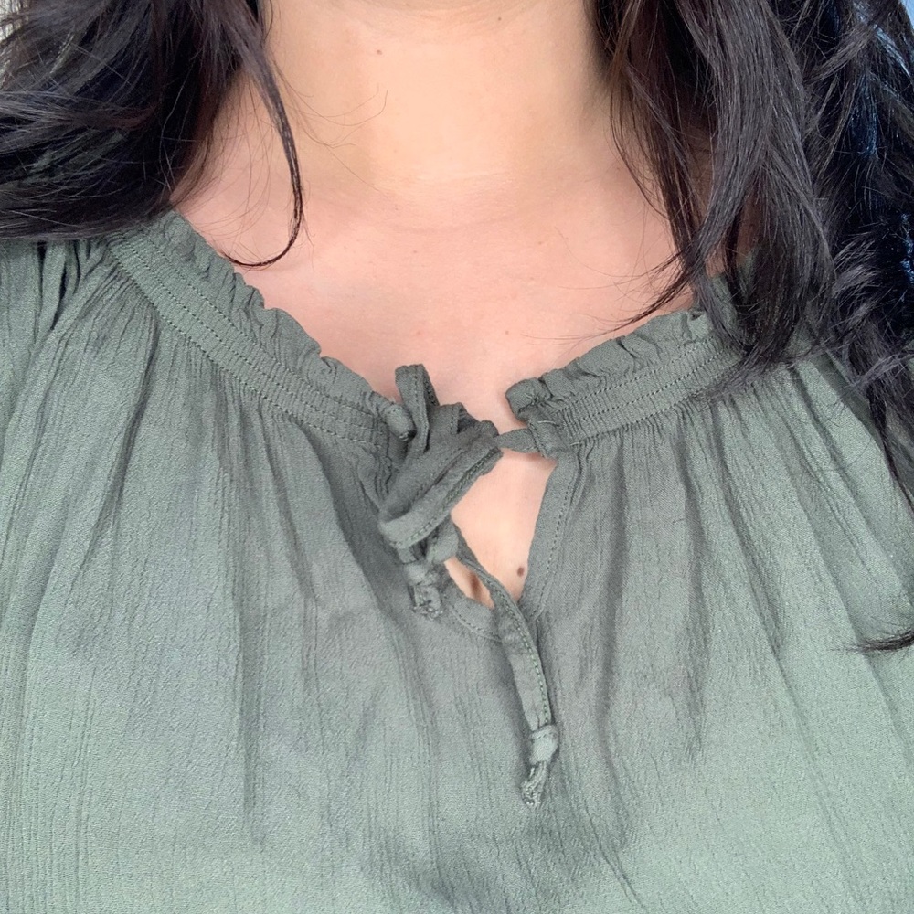 Green dress tall
